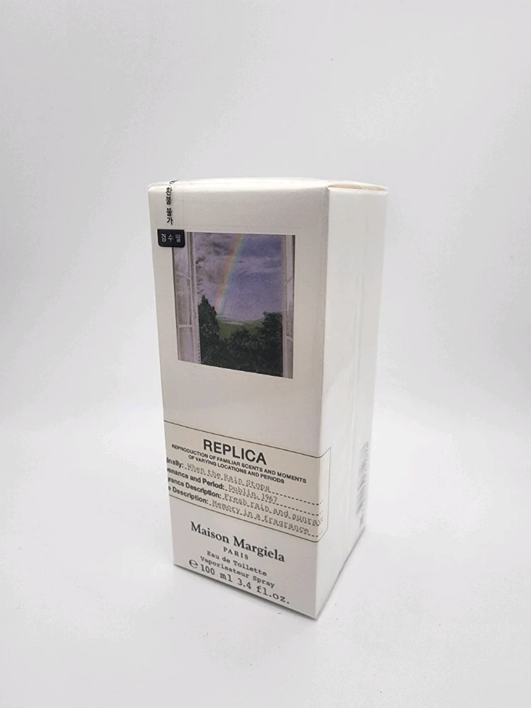 마르지엘라 향수 웬 더 레인스탑 100ml 새상품 무료배송 소분공병 쇼핑백 증정 이미지