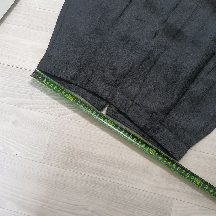 블랙 롱 플리츠 스커트 테니스 치마 교복 스타일 검정 27 새상품 벨트 세트 지그재그 이미지