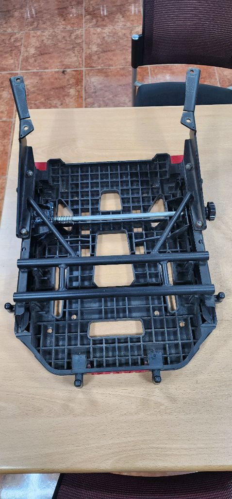 포르자350 슬라이드 짐대(오토바이 배달통 짐대)--1