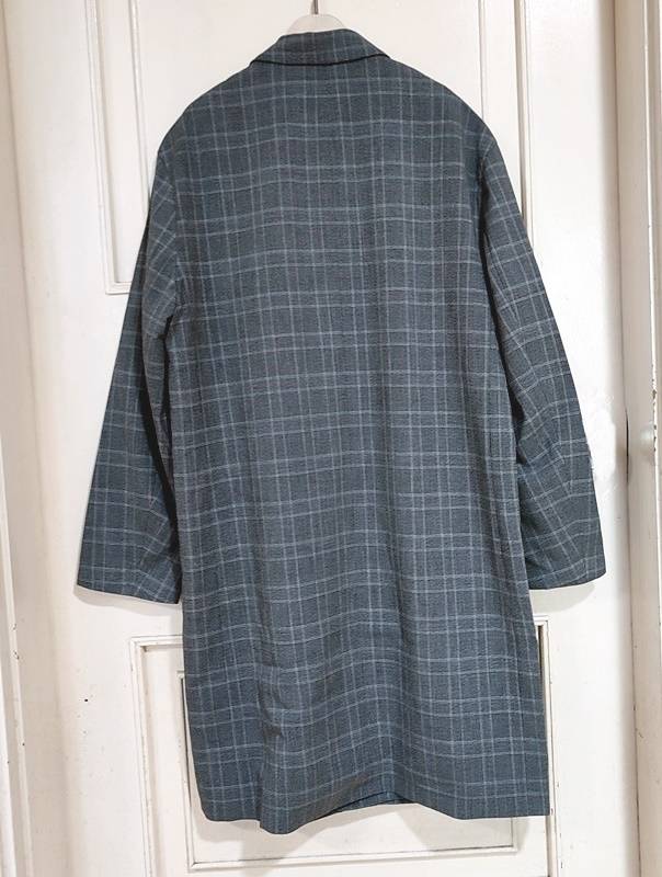 남성 봄코트100 글랜체크 트렌치코트 맥코트 새상품 이미지