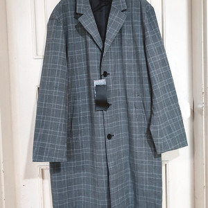 남성 봄코트100 글랜체크 트렌치코트 맥코트 새상품 이미지