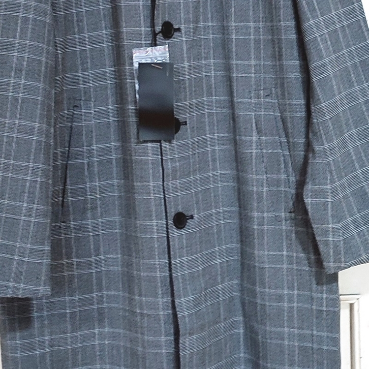 남성 봄코트100 글랜체크 트렌치코트 맥코트 새상품 이미지