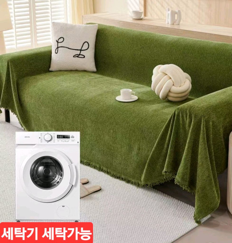 4인용 사이즈 사계절 쇼파 커버(쇼파가 아닌 쇼파커버 이미지