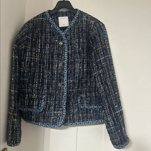 산드로 여성 트위드 가디건