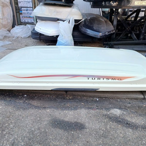 코란도투리스모 화이트 코토 일체형 루프박스 중고