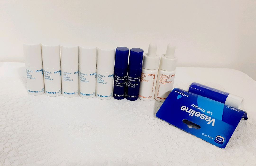 (새제품)이니스프리 레티놀 시카 흔적 앰플 50ml 레티놀 그린티 피디알엔 스킨부스터 앰플 10ml 등 이미지