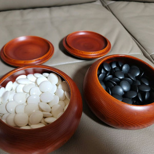 대합기석 31호 조개바둑알,오석,16호 바둑통 세트 이미지