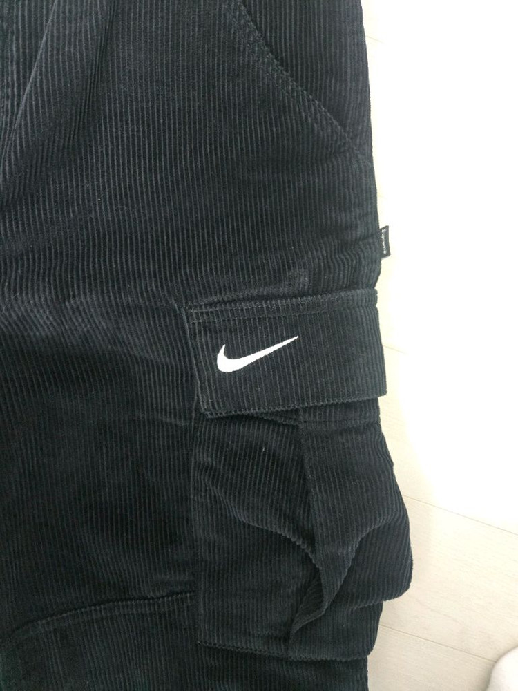 슈프림 x 나이키 아크 코듀로이 카고 팬츠 블랙 M 이미지