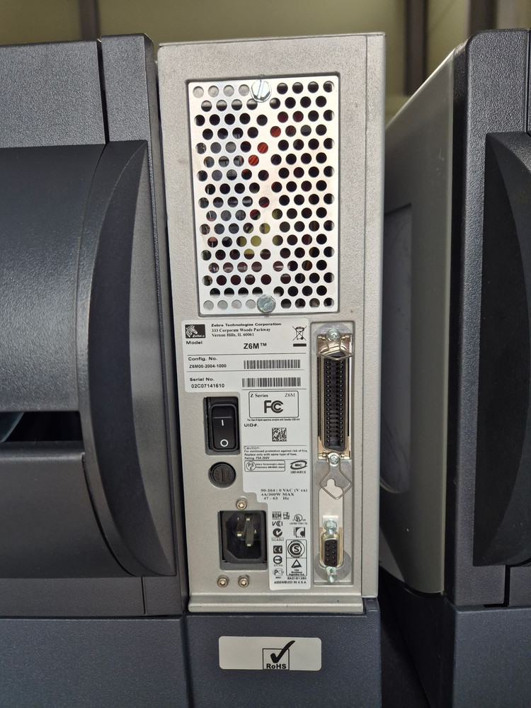 zebra Z6M plus 라벨 바코드 프린터/인쇄 폭: 6.6인치--3