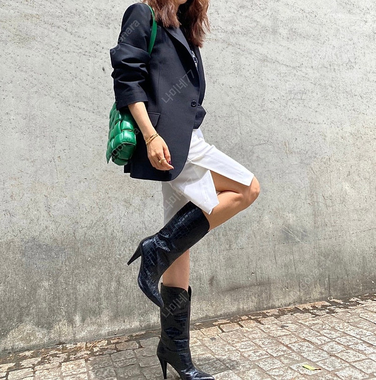 #가격내림# 넘버프로젝트 헤드투토 칼라리스자켓 셋업바지 / 블랙55 이미지