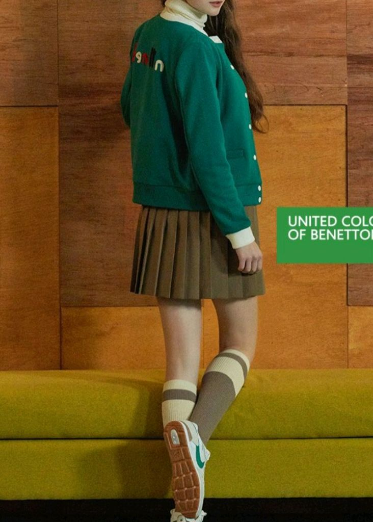 베네통골프 여성자켓 100 미사용새제품 봄가을 운포--3