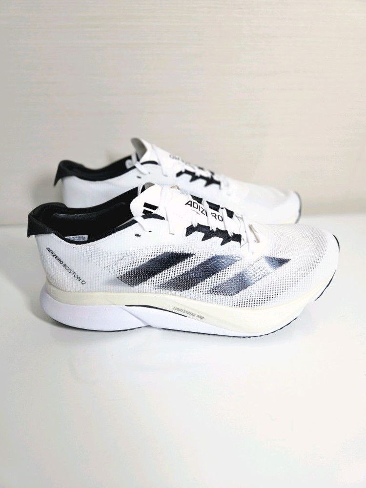 (285,290) 아디다스 아디제로 보스턴 러닝화 화이트블랙 이미지