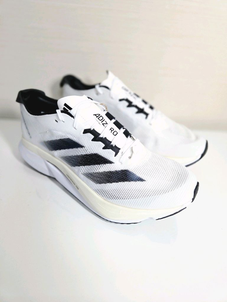(285,290) 아디다스 아디제로 보스턴 러닝화 화이트블랙 이미지