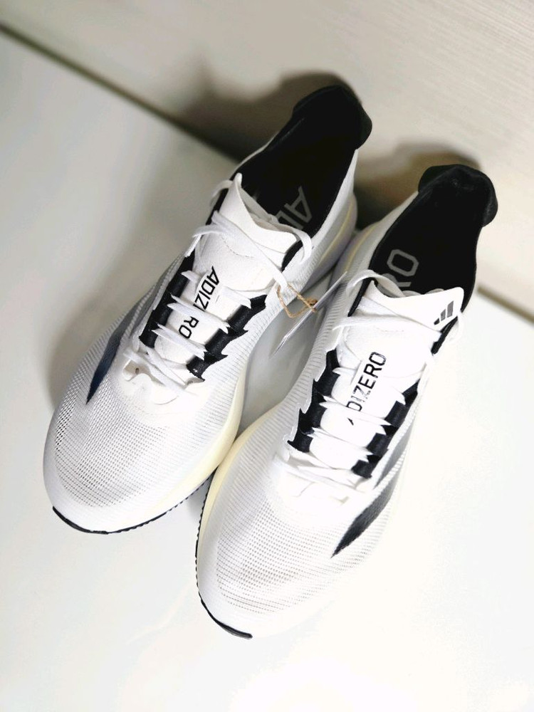 (285,290) 아디다스 아디제로 보스턴 러닝화 화이트블랙 이미지