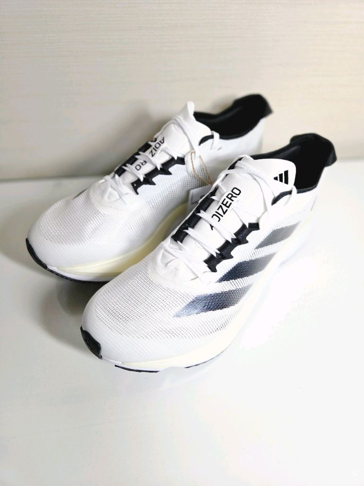 (285,290) 아디다스 아디제로 보스턴 러닝화 화이트블랙 이미지