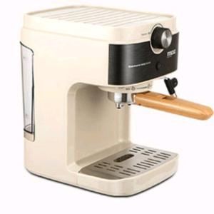 (미개봉 새상품)모즈스웨덴 가정용 원두 커피머신 커피포트 에스프레소머신 DMC-1400 아이보리 이미지