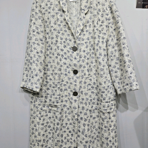 샤넬 트위드 롱 코트 빈티지 자켓