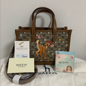 (미사용) 헤지스 디즈니 밤비가방 여성가방 숄더백 크로스백