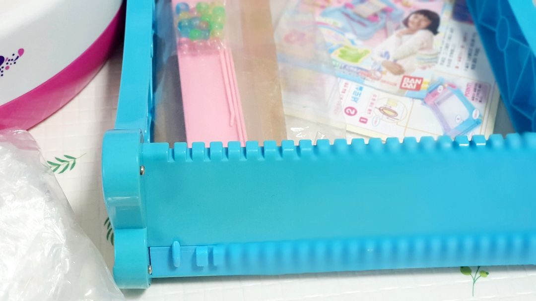 (미사용) 뜨개질 링 & 위빙 룸 세트 + 실 - 뜨개기계 2종 일괄--5