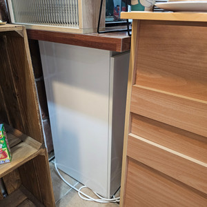 주방 작업대 수납장(크리미 1400 수납 아일랜드식탁 MMF157C 멀바우 컬러)