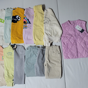 여아옷 140 ~150 13개 일괄(폴햄경량조끼새거) 택포