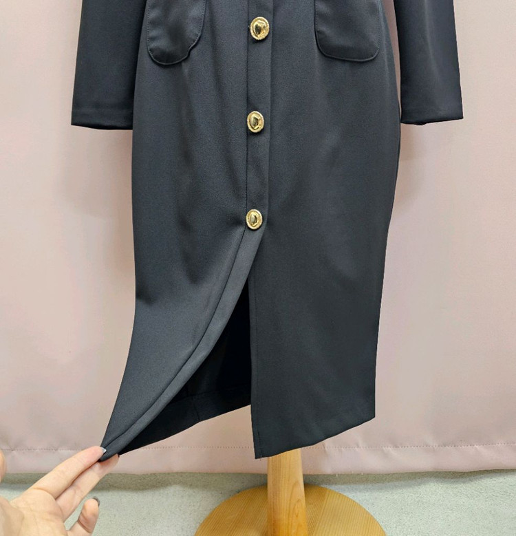 PEARL 금장포인트 원피스--5