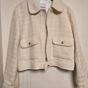 Sandro 24 산드로 아이보리 트위드 자켓