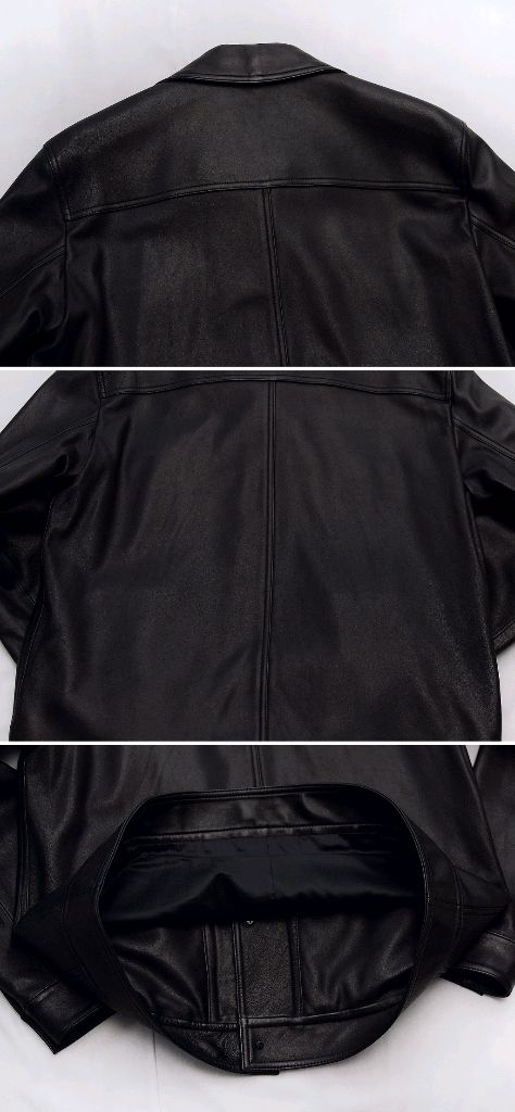 신품급) 아페쎄 (A.P.C) 저스틴 레더 트러커 자켓 (100+) 이미지