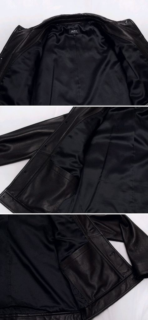 신품급) 아페쎄 (A.P.C) 저스틴 레더 트러커 자켓 (100+) 이미지