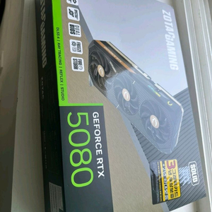ZOTAC RTX 5080 Solid OC 16GB 미사용품 이미지