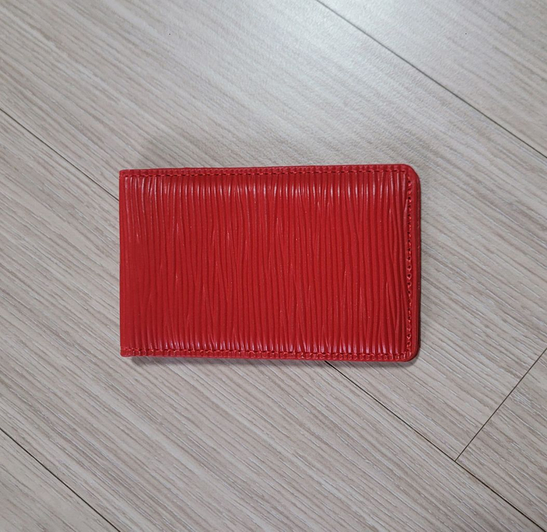(새상품) 레드 4포켓 카드지갑 이미지
