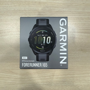 GPS 러닝 스마트워치 - 가민 포러너 165 블랙 미개봉 새상품