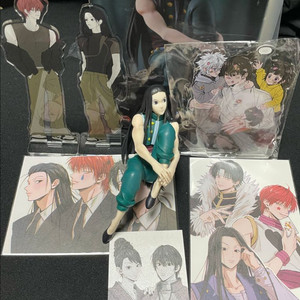 헌터X헌터 이르미 조르딕 누들스토퍼 아크릴스탠드 피규어 엽서 포카누이공구 이미지