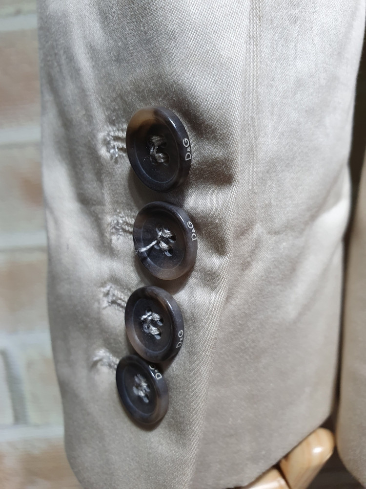 돌체앤가바나 (홀로 그램 정품)플라워라이닝 자켓--7