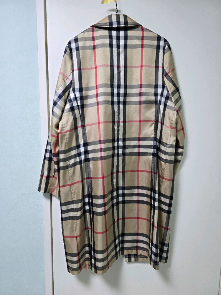 버버리 바람막이코트 레인코트 UK8 운포--2