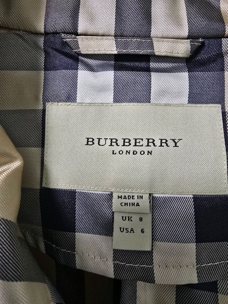 버버리 바람막이코트 레인코트 UK8 운포--5