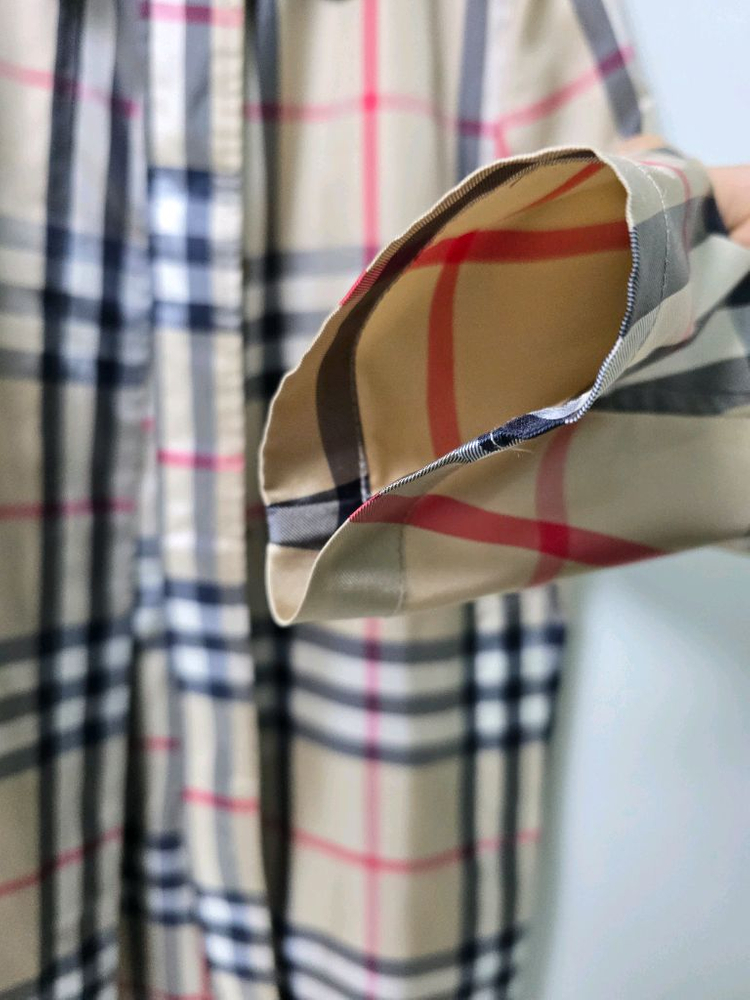 버버리 바람막이코트 레인코트 UK8 운포--6