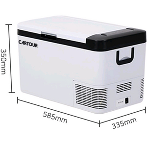 K25 캠핑용 냉장고,바퀴 무, 흰색, 독일 콤프 이미지