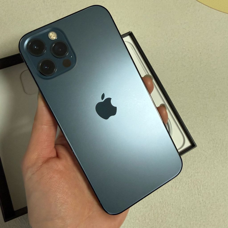 아이폰 12프로 256gb 퍼시픽블루 이미지