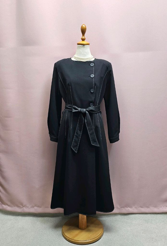 마란트 스티치 더블 롱원피스 제천끈 세트--1