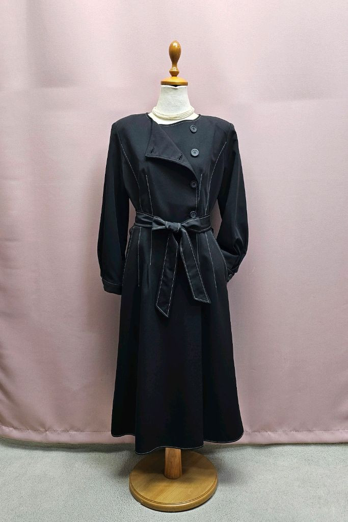 마란트 스티치 더블 롱원피스 제천끈 세트--2