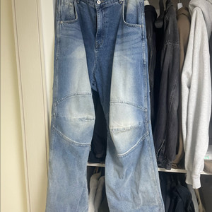 MJD 3D 팬츠 데님 블루 L사이즈