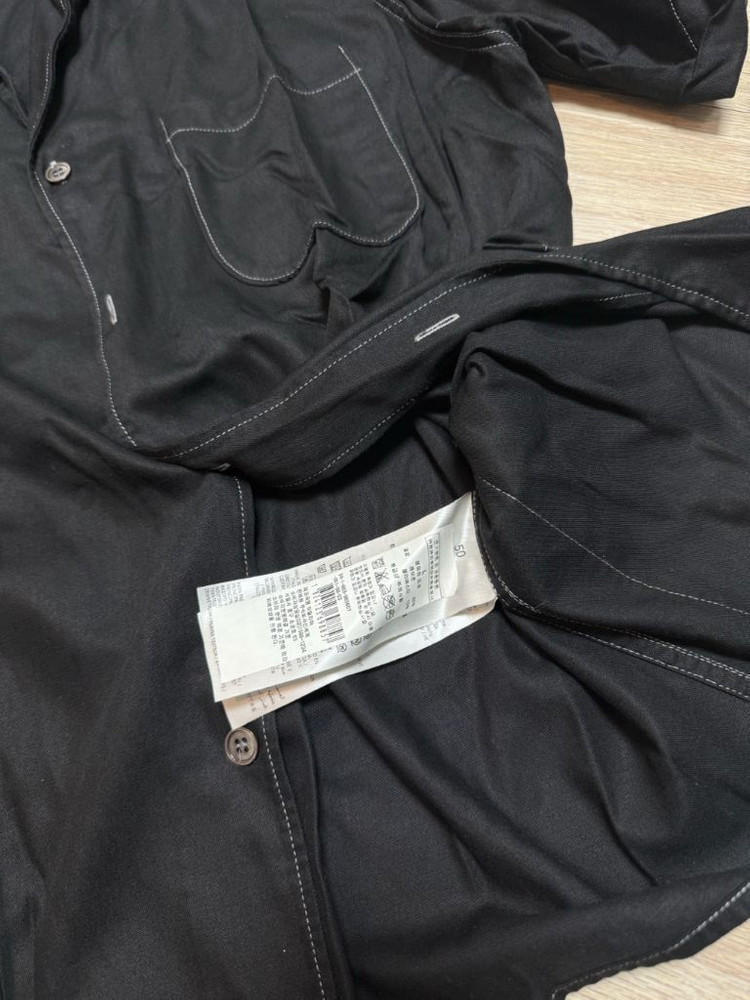 Maison Margiela 메종마르지엘라 포스티치 반팔셔츠. (블랙 색상, 50사이즈) 이미지