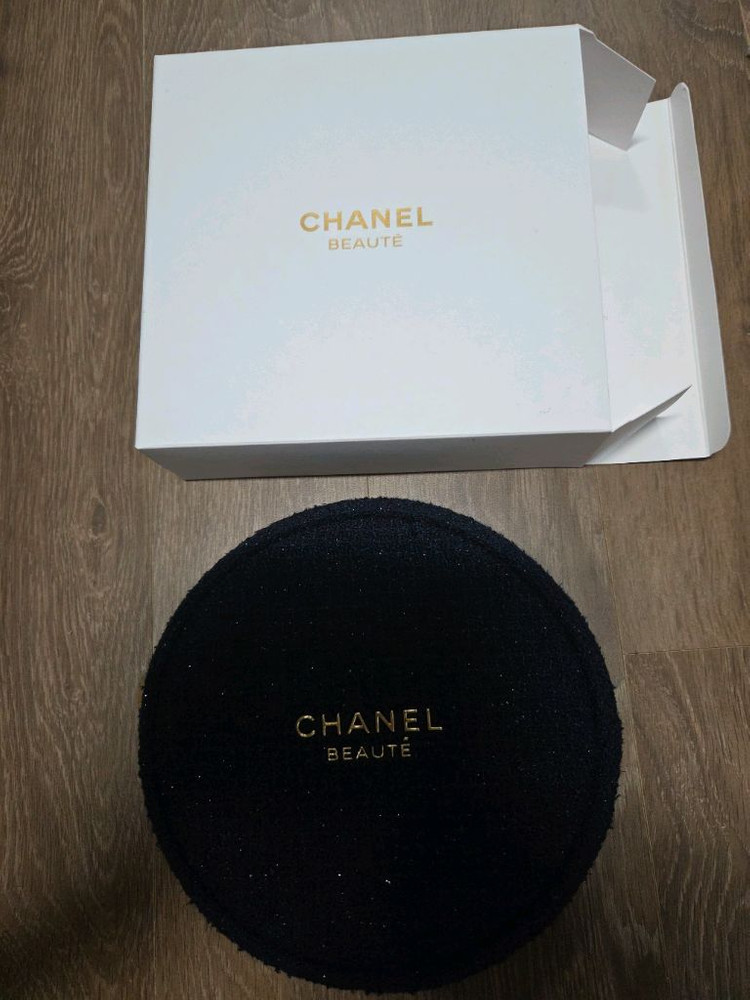 샤넬 트위드 코스메틱 파우치 화장품가방 이미지