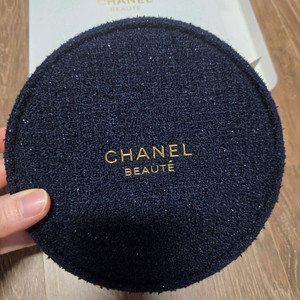 샤넬 트위드 코스메틱 파우치 화장품가방 이미지