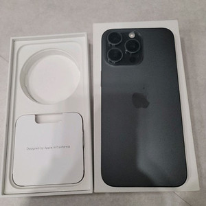 아이폰 15 프로맥스 256GB 블랙 이미지