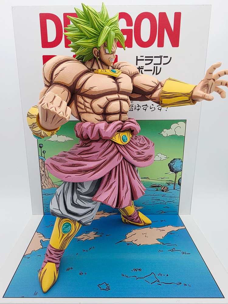 드래곤볼 제일복권 브로리 2D 애니도색 리페인트 피규어 이미지