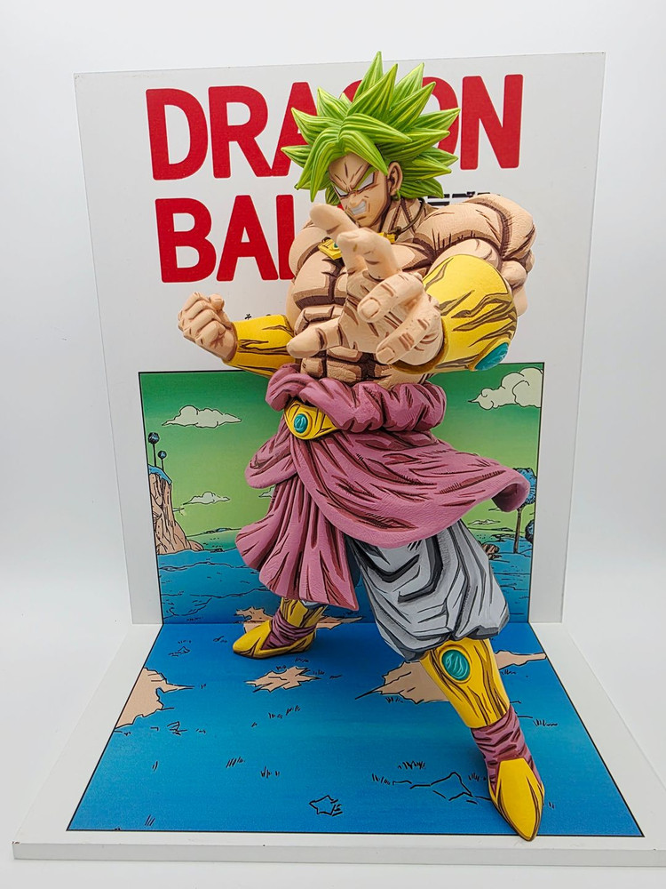 드래곤볼 제일복권 브로리 2D 애니도색 리페인트 피규어 이미지