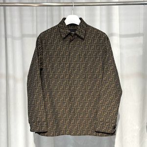 [새상품급/48]24SS 펜디 FF 로고 자카드 패브릭 오버 셔츠 자켓