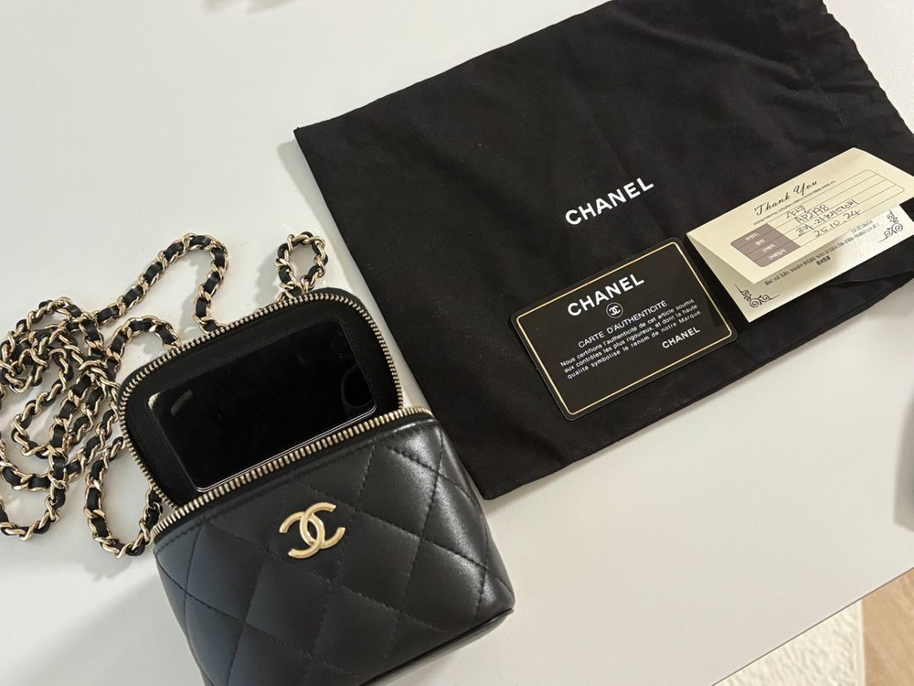 샤넬 램 스킨 베니티 스몰 숄더백 AP2198 이미지